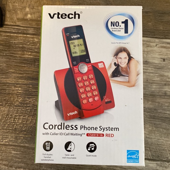 Vetech Cordless Phone System with Caller ID/ Call Waiting - Picture 4 of 7